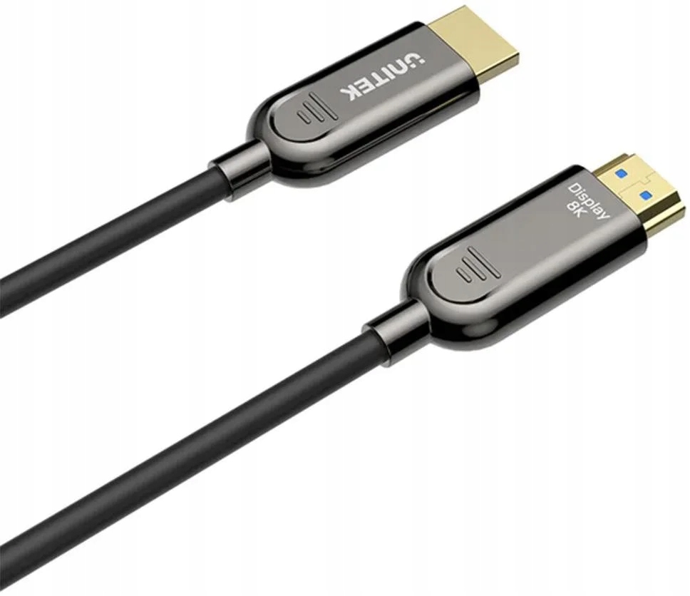 Unitek kabel, przewód optyczny Hdmi 2.1 Aoc 8K 120Hz 15m, 48Gbps