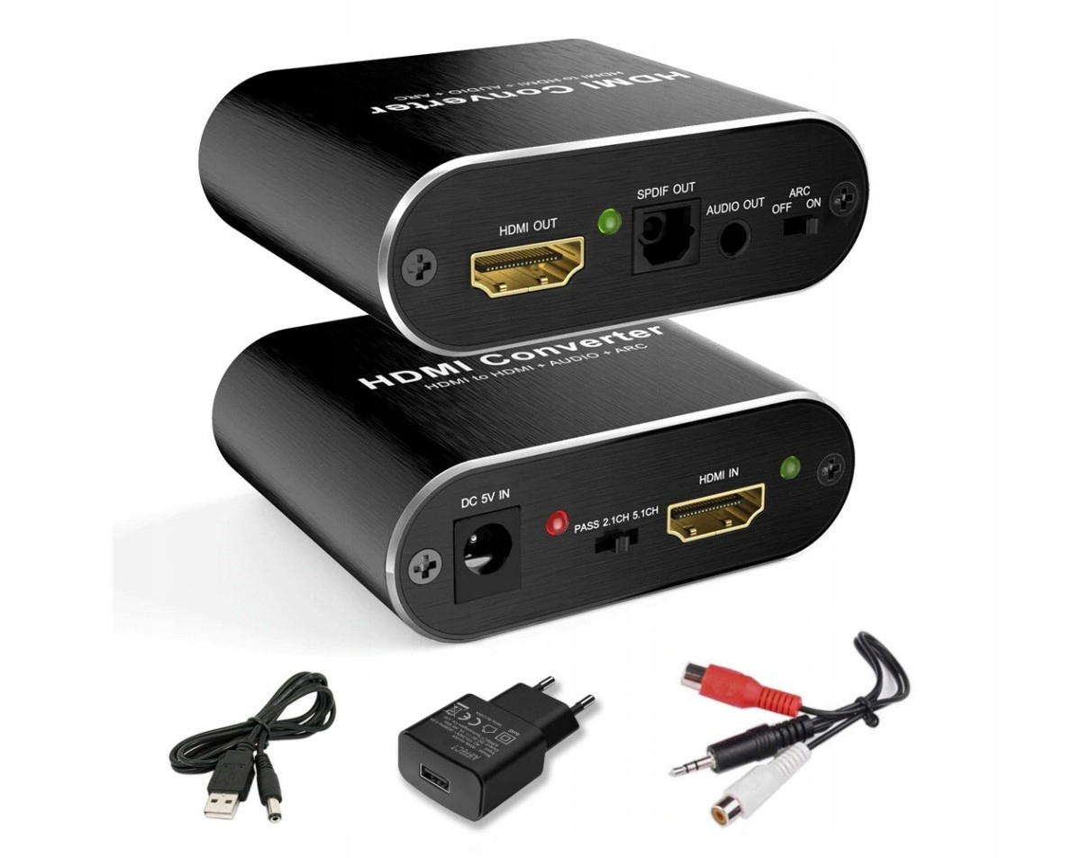 

Ekstraktor Hdmi Arc Dts konwerter Hdmi 5.1 Toslink