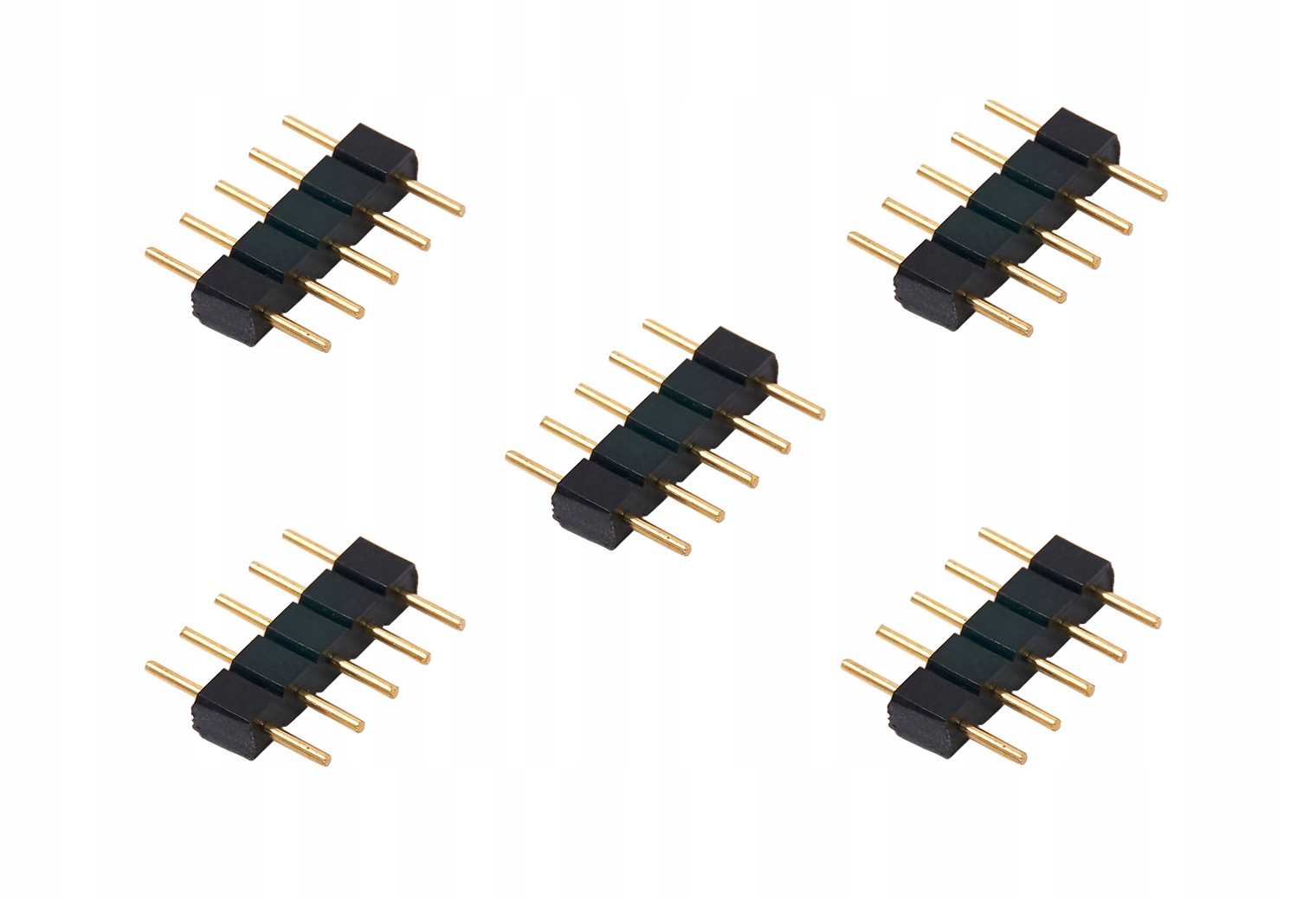 KOMPLET ZŁĄCZKA CN-66: TAŚMA LED 12MM RGBW -5szt