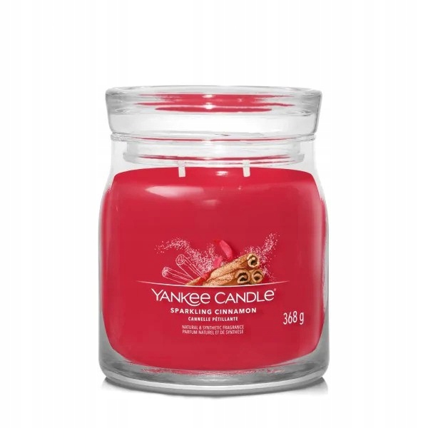Střední svíčka Signature Sparkling Cinnamon Yankee Candle
