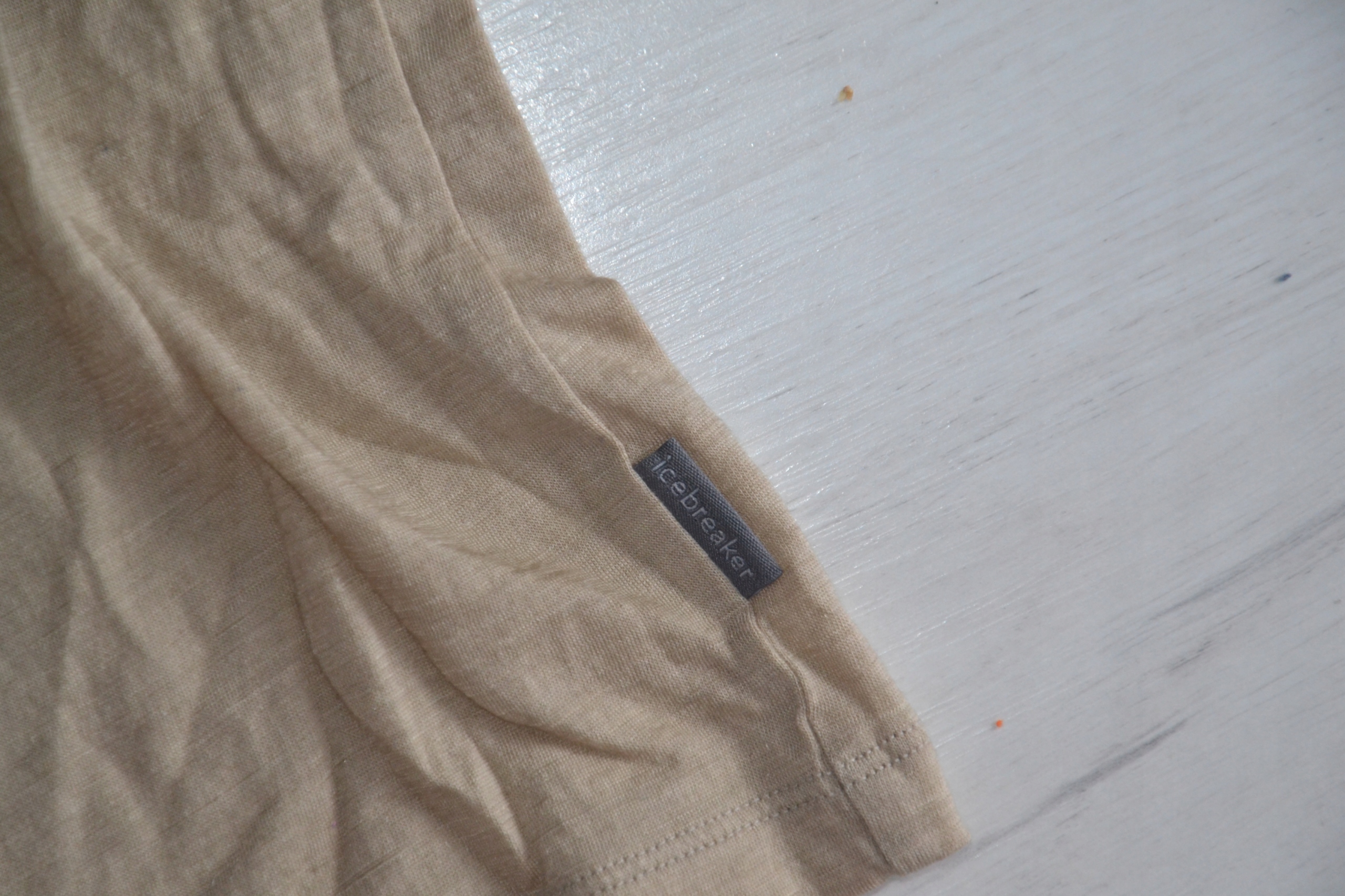 ICEBREAKER KOSZULKA M STAN IDEALNY Kolor beżowy