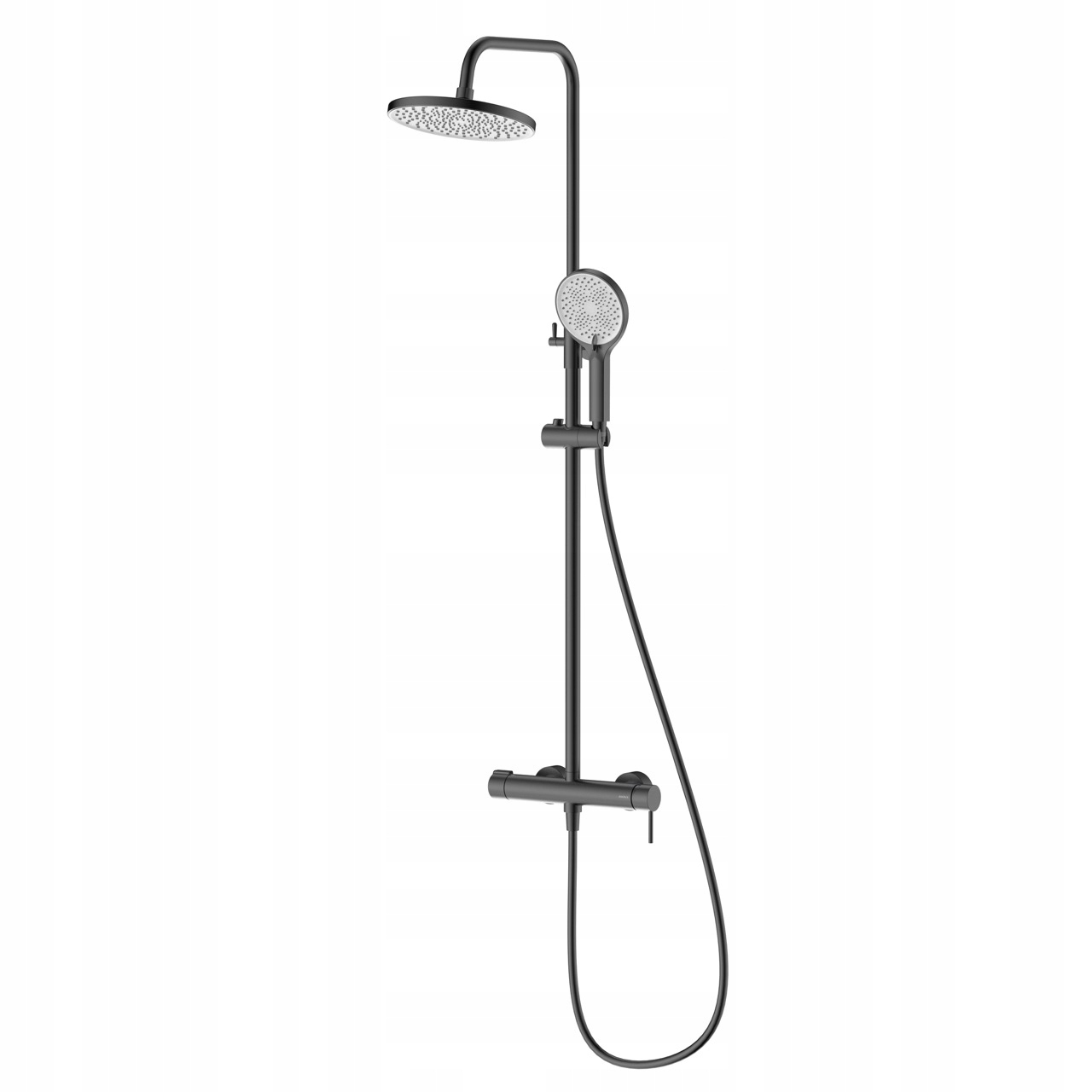 Dažďová sprcha s batériou Avapax Ultimate Gun Metal Mat ADUL6214C1