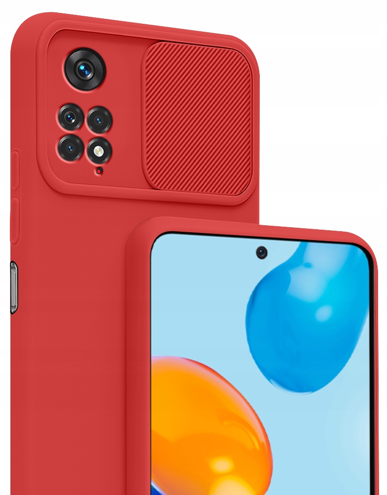 

Etui Silicone CamShield Szkło do Redmi Note 11/11S
