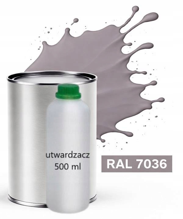 Ral 7036 Polyuretan Akryl 2:1 1L Lesklý Lak Tužidlo Normal 0,5L