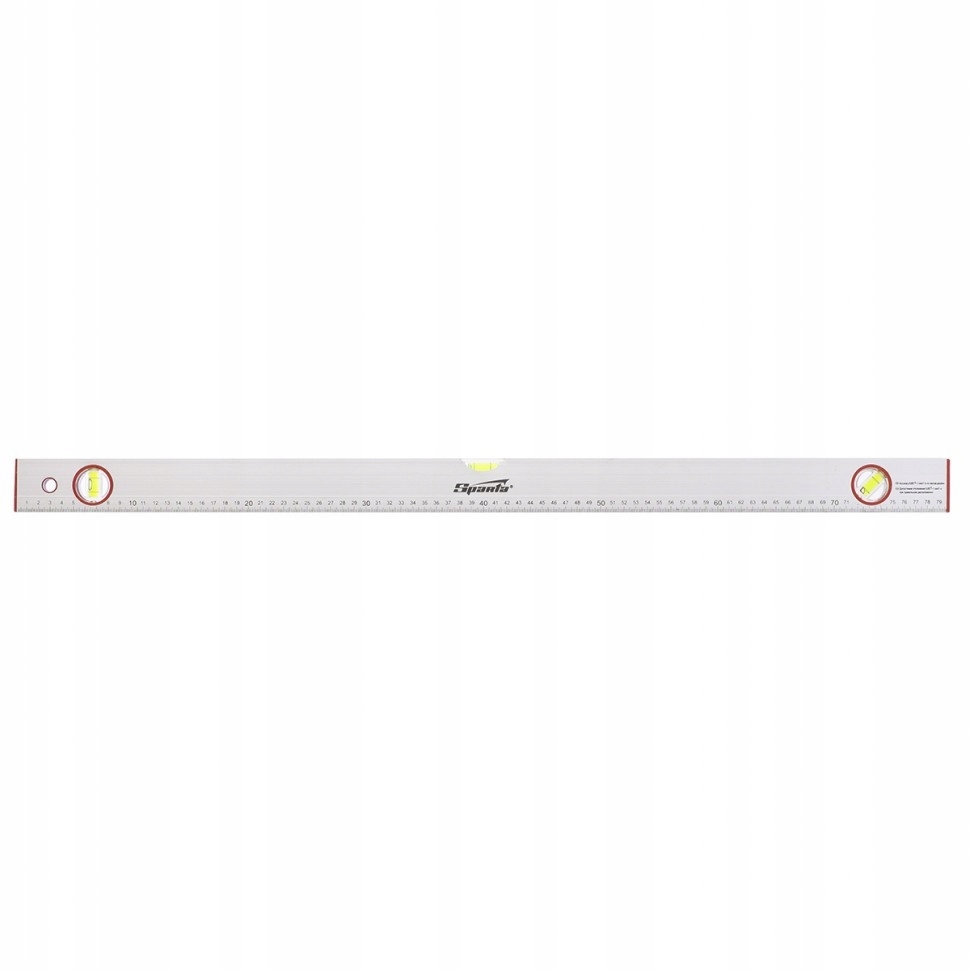 

Poziomica aluminiowa, 3 libelle, 80 cm Sparta