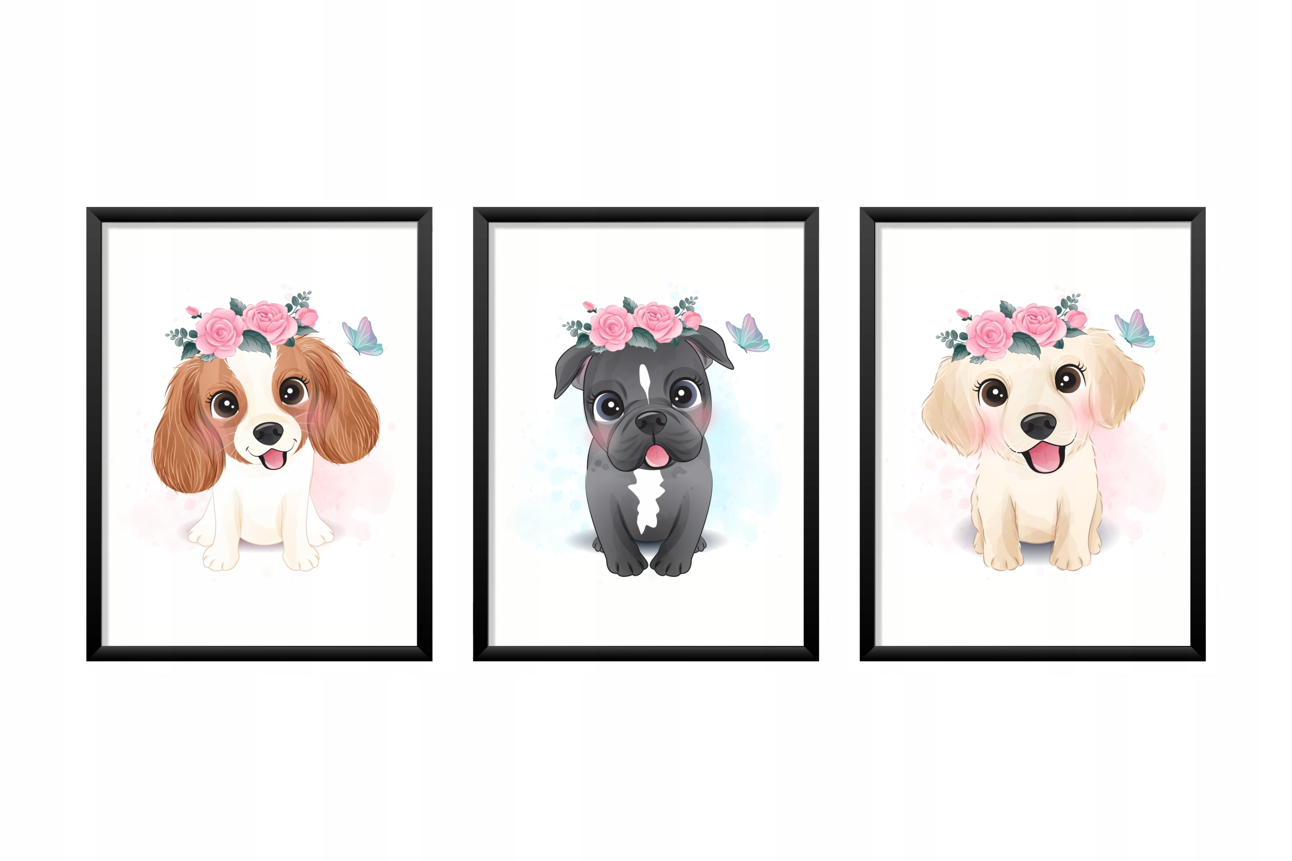 

Zestaw 3 obrazki dla dziecka A4 +ramka