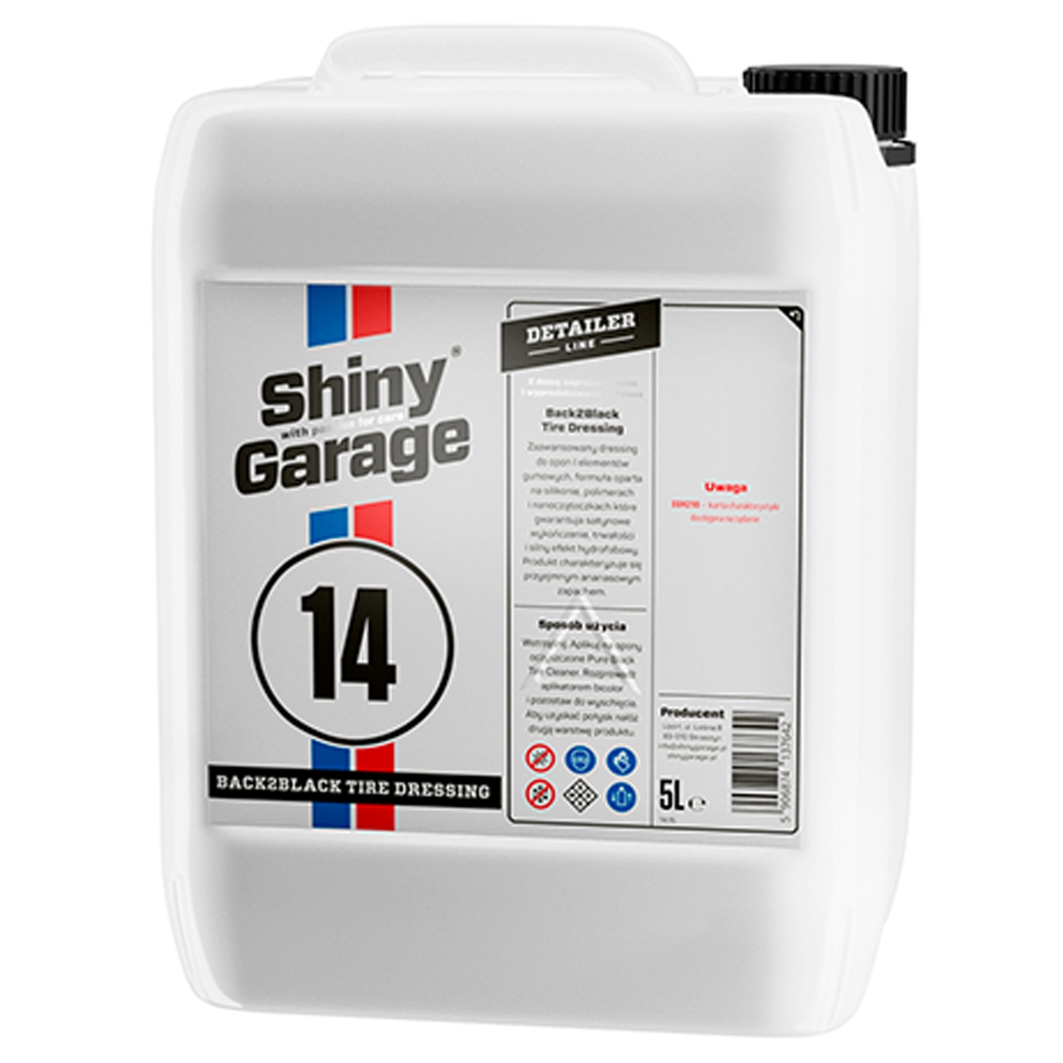 SHINY GARAGE Polymer Tire Dressing 5L OPONY