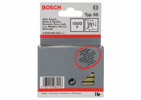 ZSZYWKI 30 mm TYP 55 BOSCH 1000 szt.