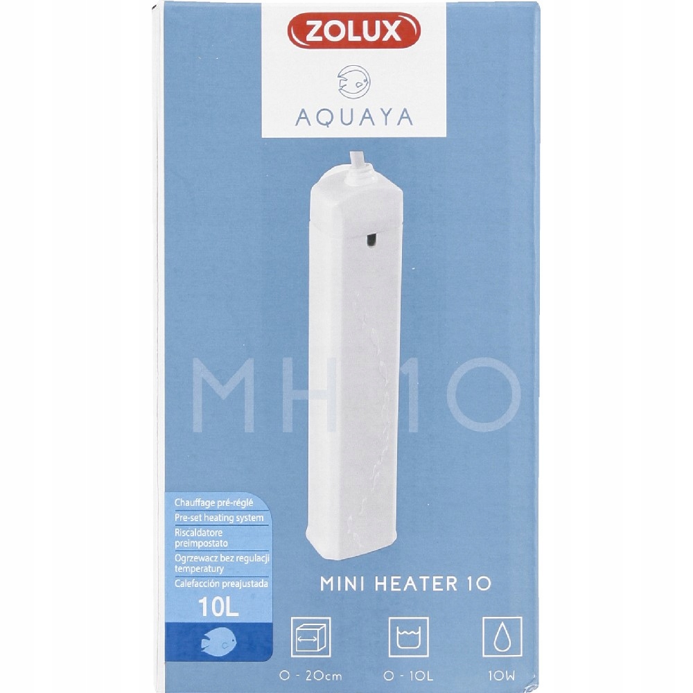 Levně Zolux Aquaya Mini Heater 10 W – ohřívač pro akvárium 0-10 l, kol. bílý (336140)