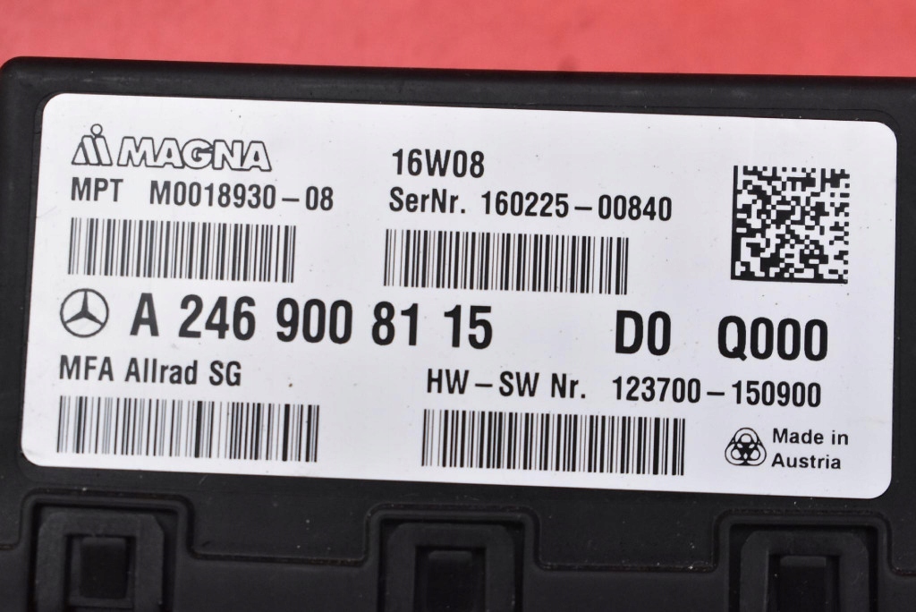 control unit module transmission A2469008115 MERCEDES CLA C117 2.0 CGI 211 KM 13-16
