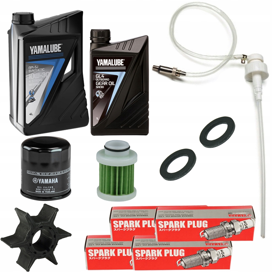 F115A zestaw serwisowy Yamaha Yamalube 10W30