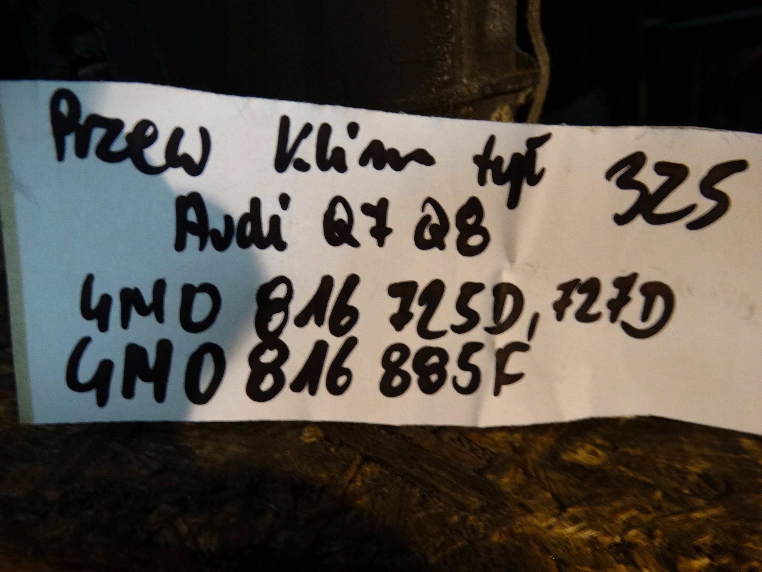 IDEALNE hadice klimatizaci záď AUDI Q7 Q8 1