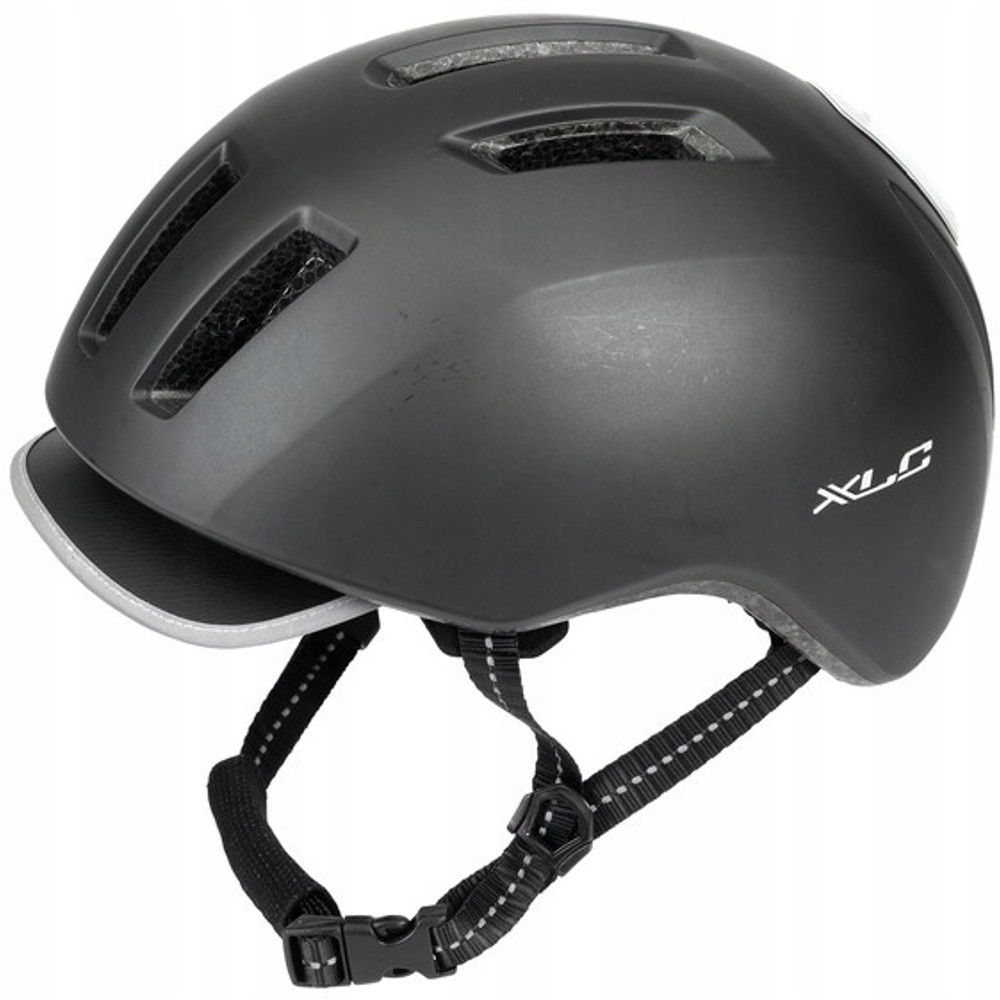 XLC BH-C24 Urban Městská přilba černá 53-57 cm Led stříška 320 g Kolo