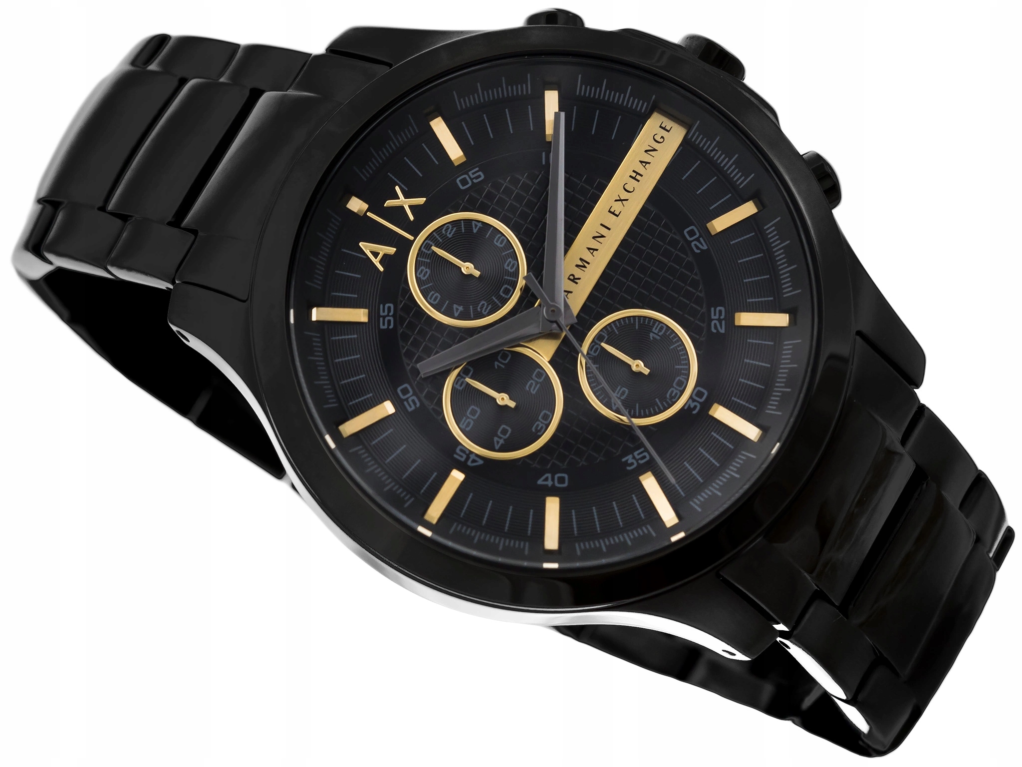 Pánské hodinky Armani Exchange AX2164 Hampton Zlaté