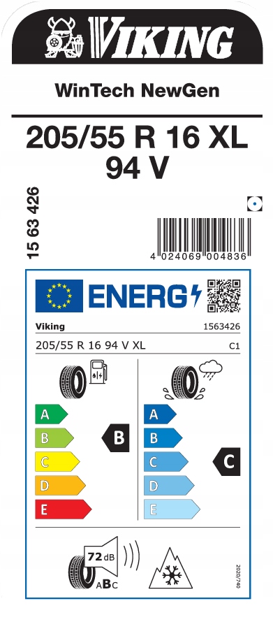 Viking WinTech NewGen 205/55R16 94 V Marka Viking