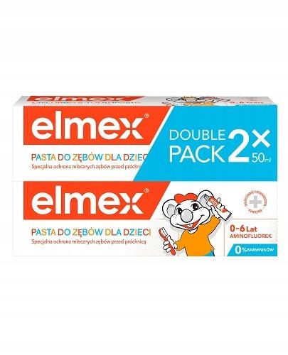 

Elmex Pasta do zębów dla dzieci 1-6 lat 2 x 50 ml