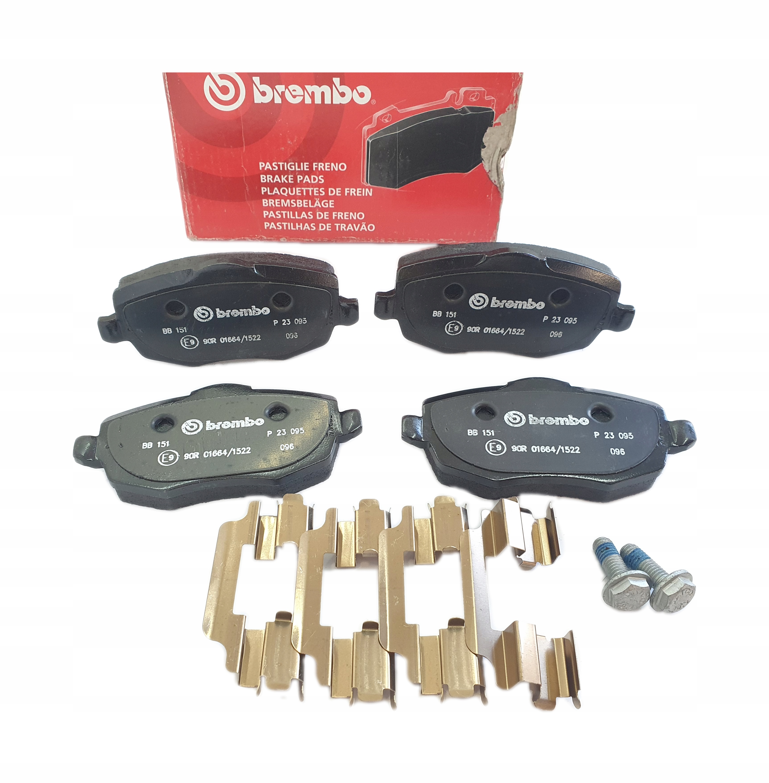 23 095 - ПЕРЕДНИЕ ТОРМОЗНЫЕ КОЛОДКИ LANCIA YPSILON 03-2011