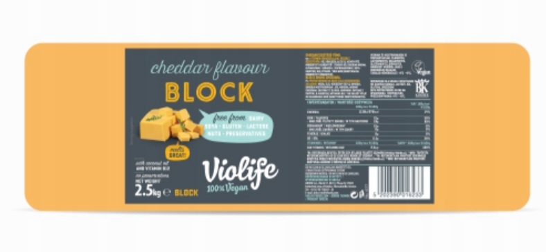 Levně Violife Blok s příchutí cheddara 2.5 kg