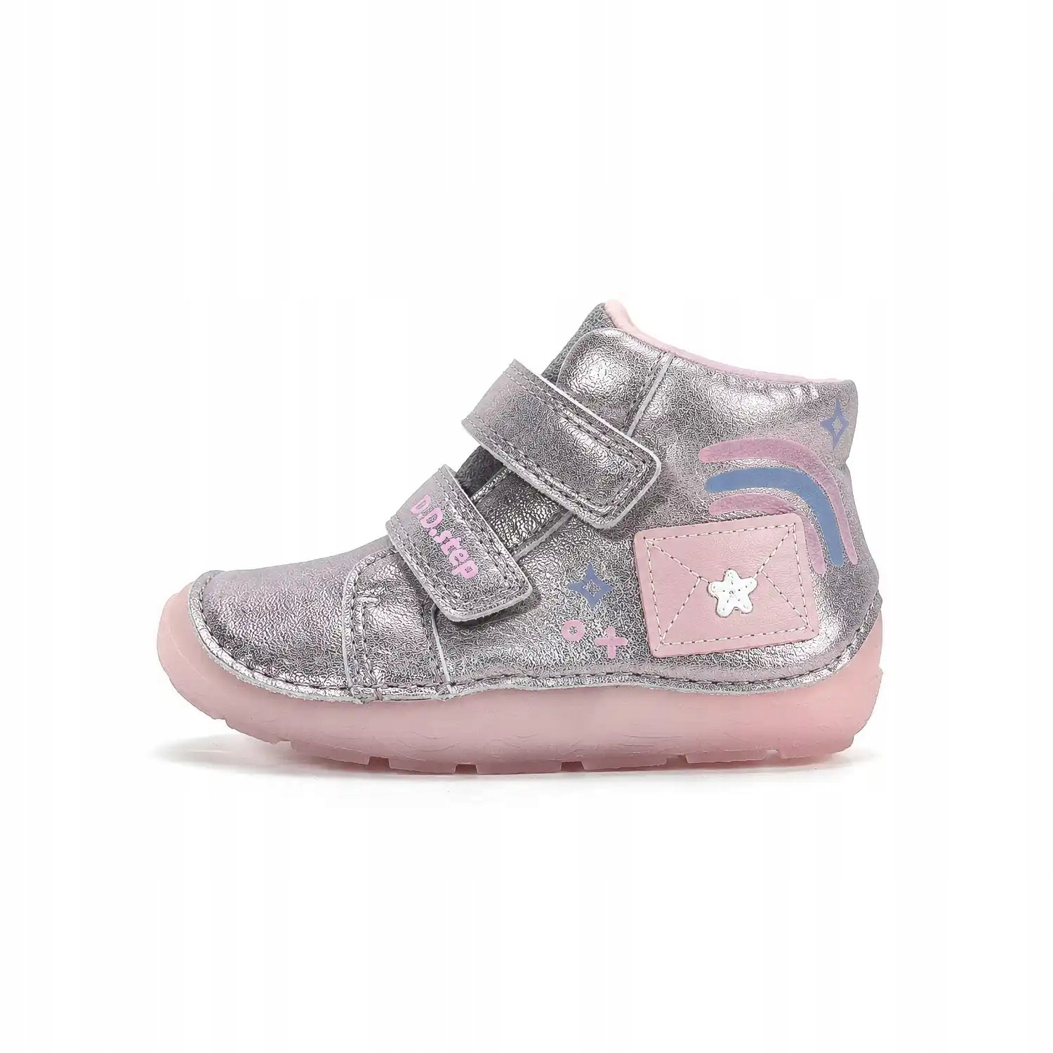 Trzewiki ocieplane barefoot D.D. Step A116-62403 Silver 27