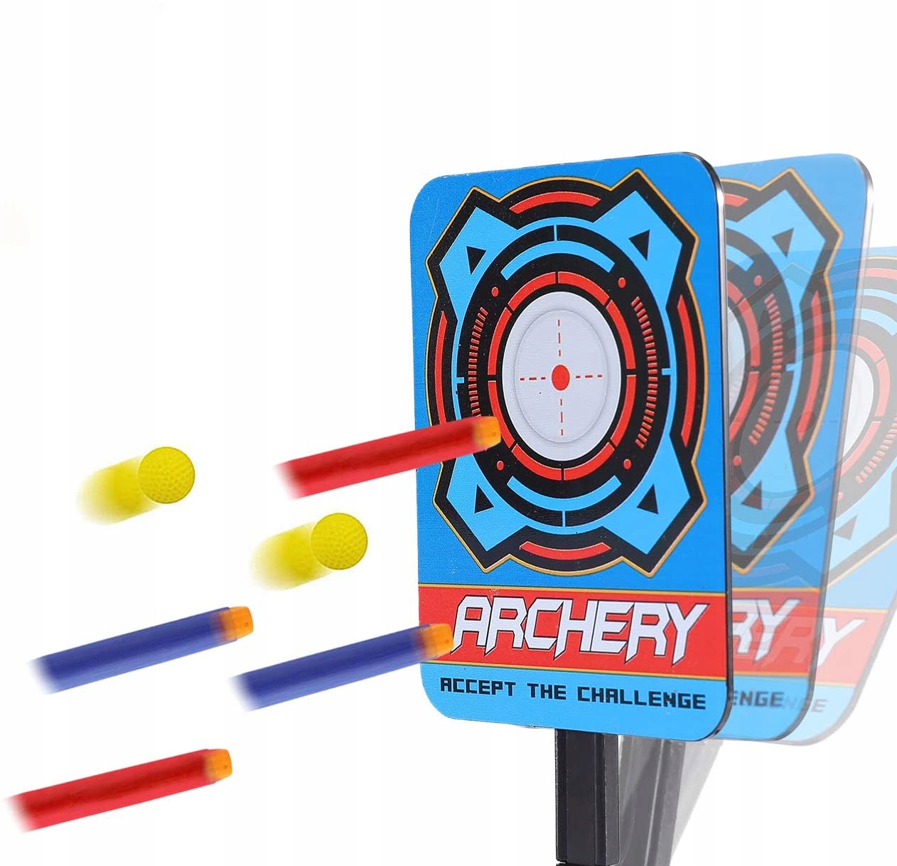 TARCZA ELEKTRYCZNA STRZELNICA DO WYRZUTNI 3 CELE WYŚWIETLACZ Marka inna