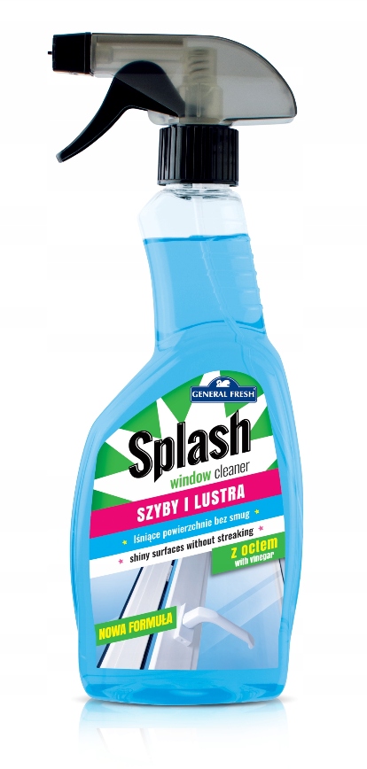 

General Splash 500ml Płyn do Mycia Szyb z Octem