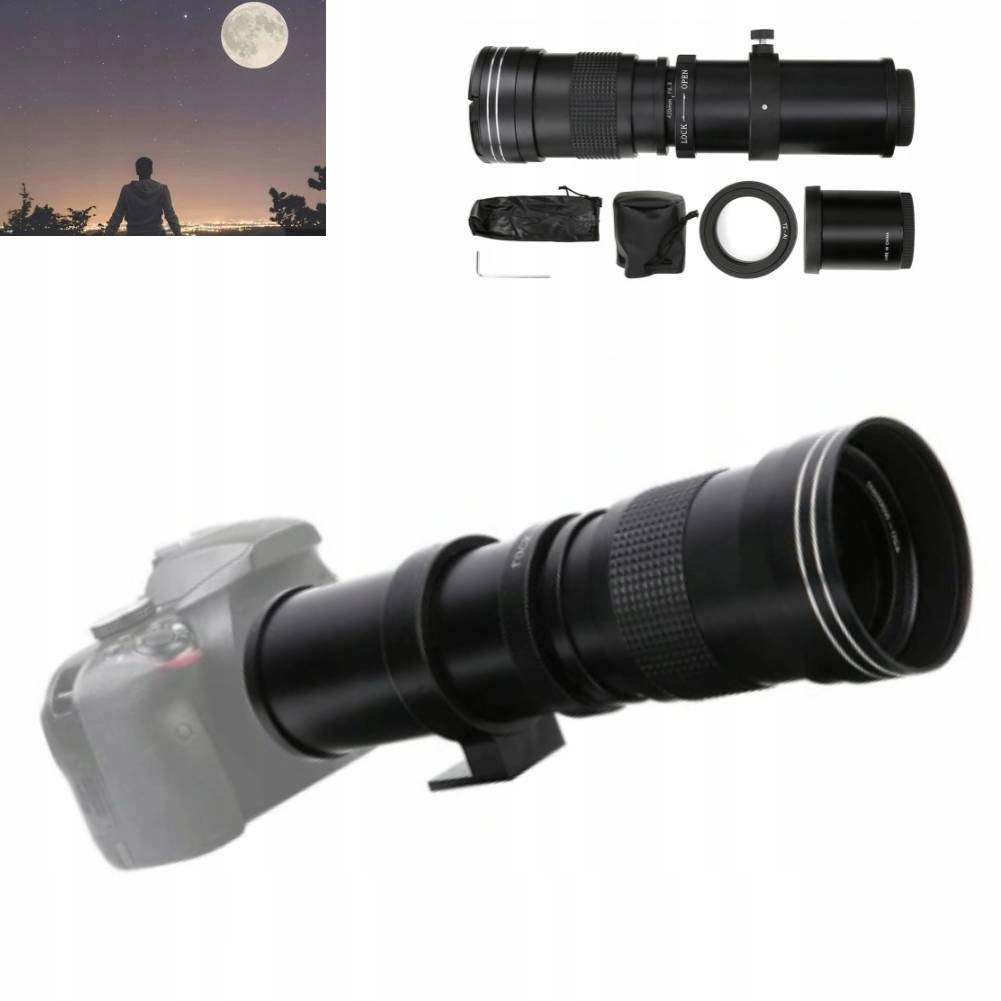 Varifokální Objektiv 420-800 MM F8.3-16 S Teleobjektivem Pro Společnost Nikon