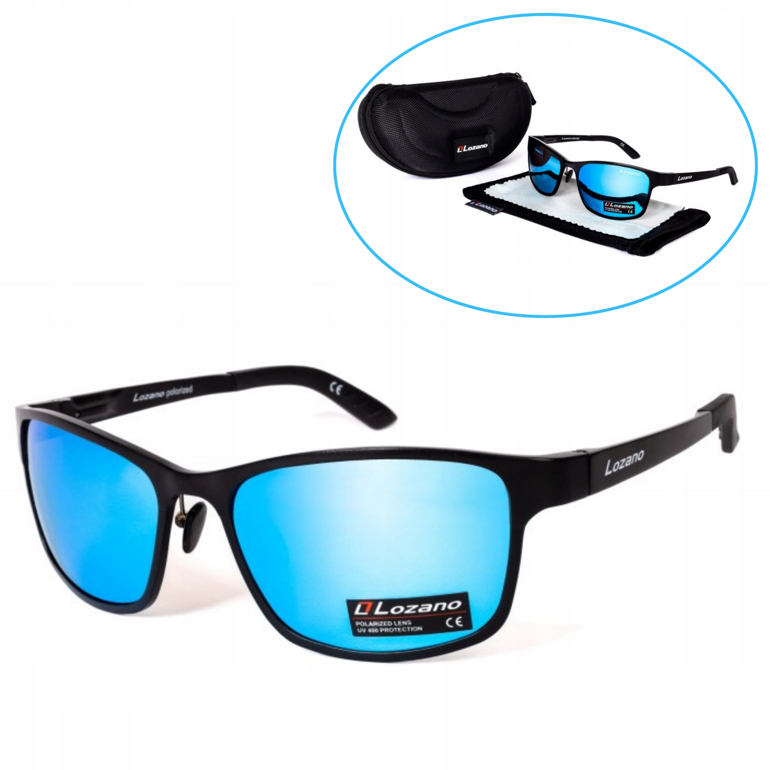 Funkční Pánské Sluneční Zrcadlové Brýle Lozano S Polarizací