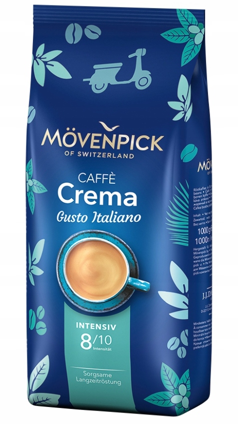 Levně Movenpick Gusto Italiano káva zrnková 1 kg Dovoz Německo
