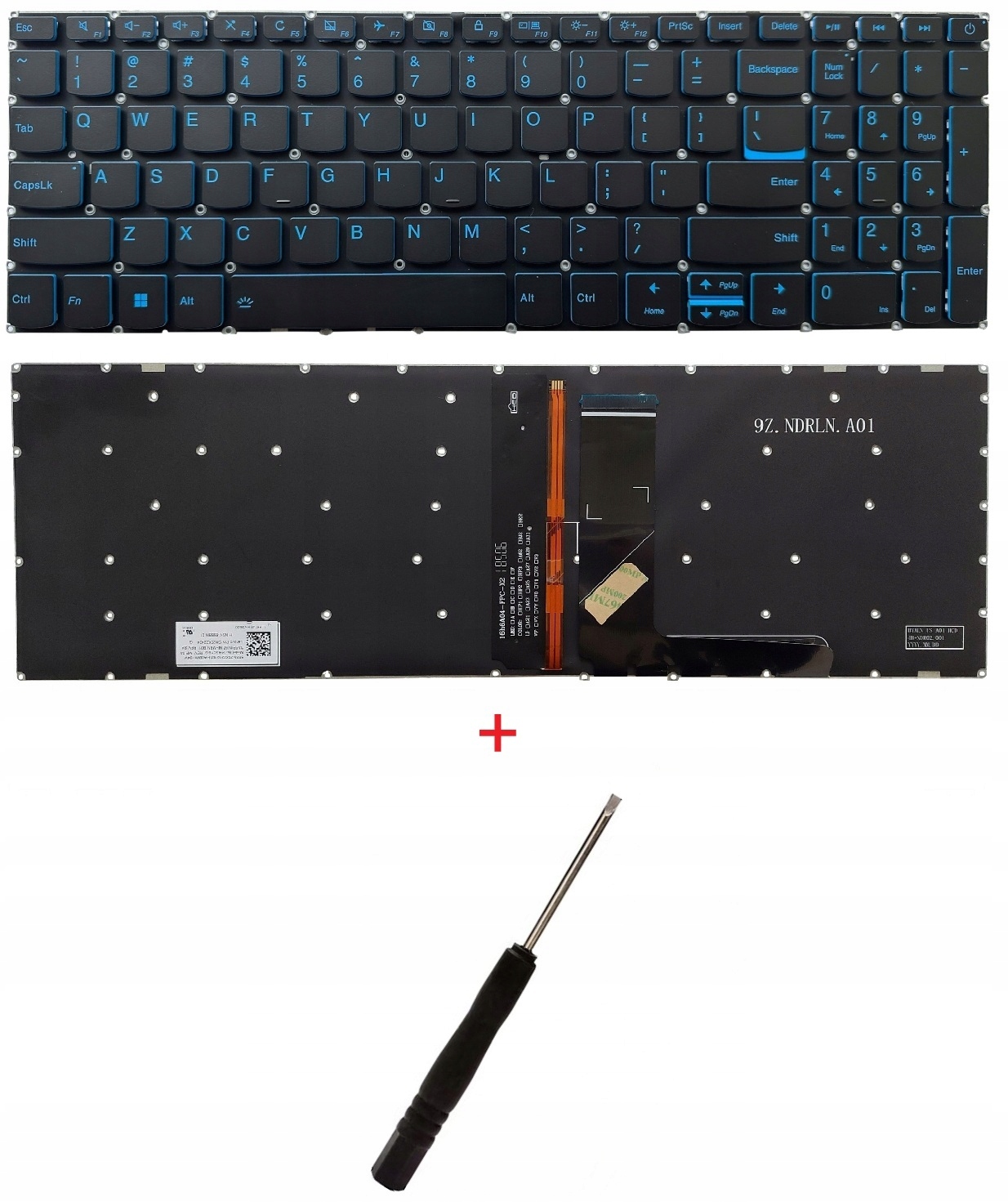 Klávesnica Pre Lenovo L340-15 L340-15IRH L340-17 L340-17IRH 81LK 81LL Led