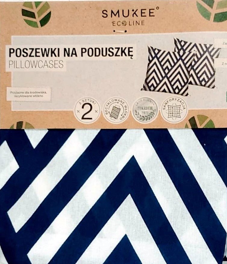 

poszewki na poduszkę 40x40cm 2 szt. Smukee Eco