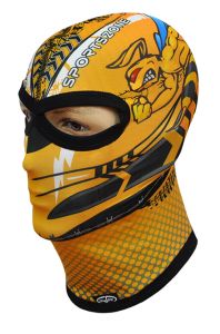 Kominiarka rowerowa pod kask z motywem osy Mtb