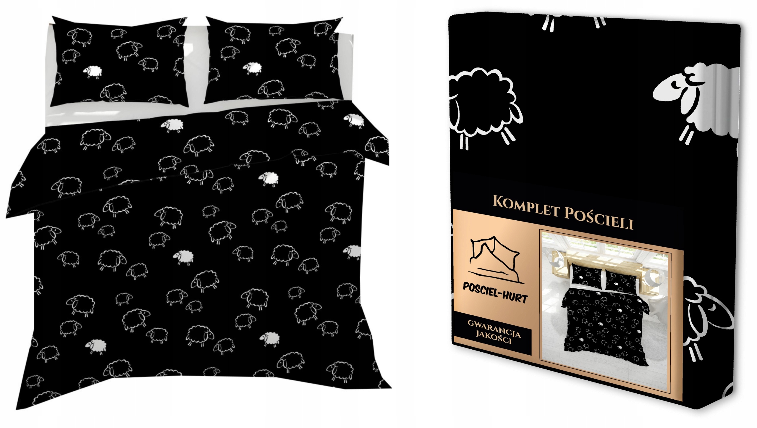 Krepové Povlečení 160x200 Povlečení 70x80 Hrubá Polská Bavlna Beránkové kouzlo