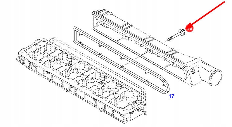 F716201090030 Śruba kolektora dolotowego Marka Fendt