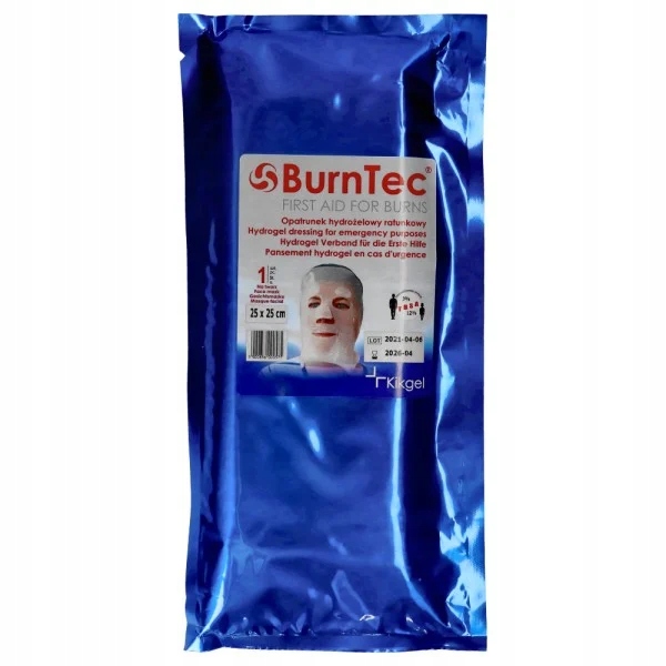 

Opatrunek hydrożelowy BurnTec na twarz 25x25 cm