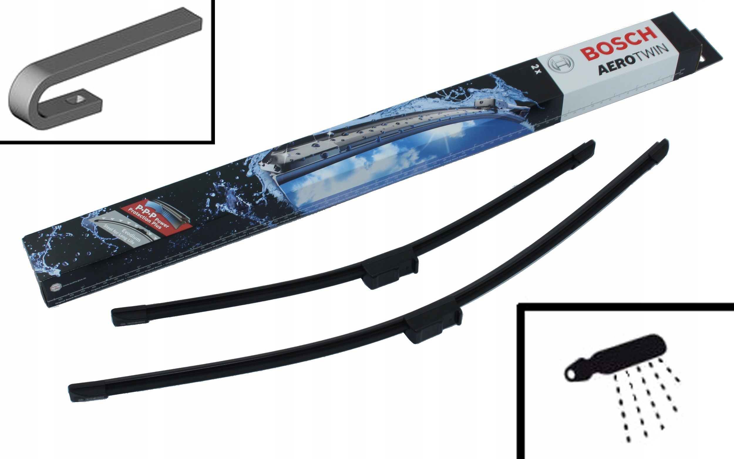 

Wycieraczki przód Bosch aero twin Opel Movano A