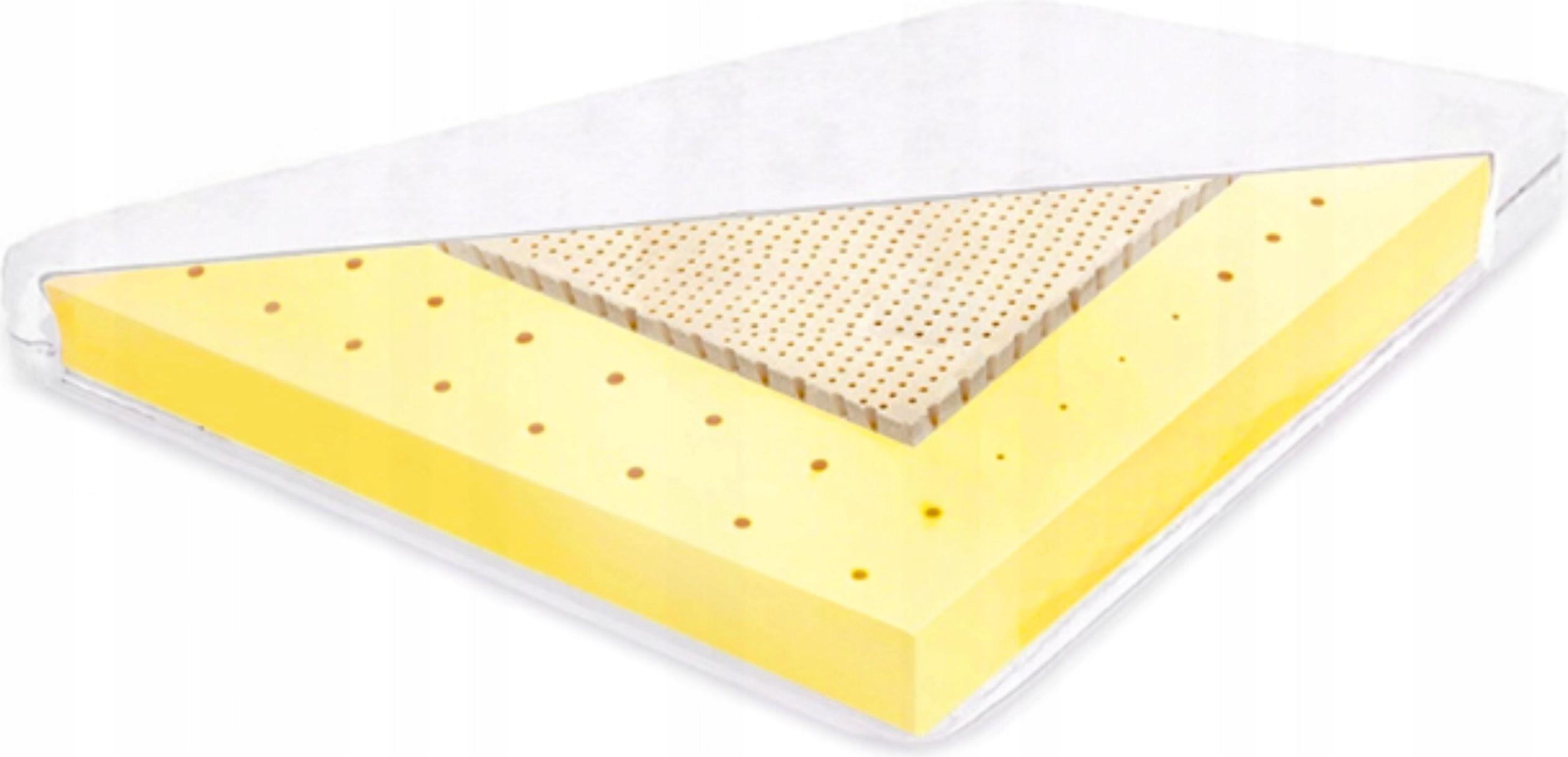 Stredný latexový matrac H2 H3 140x190 18 cm antialergický elastický