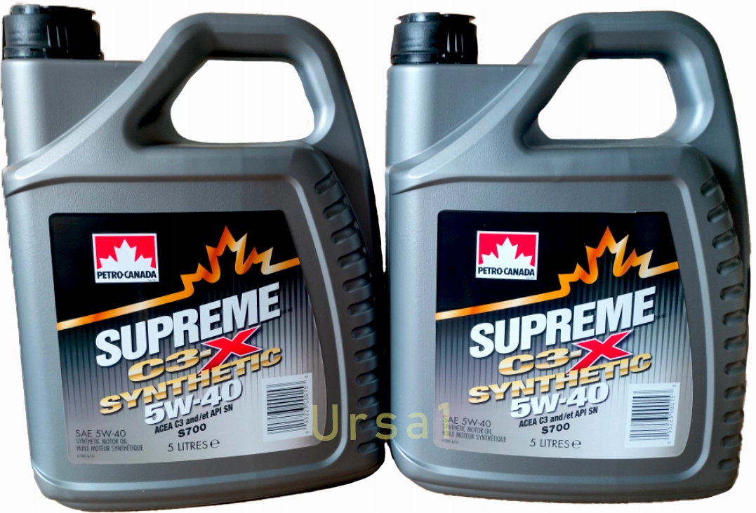 Petro-Canada SUPREME C3-X SYNTHETIC 5W40 10L