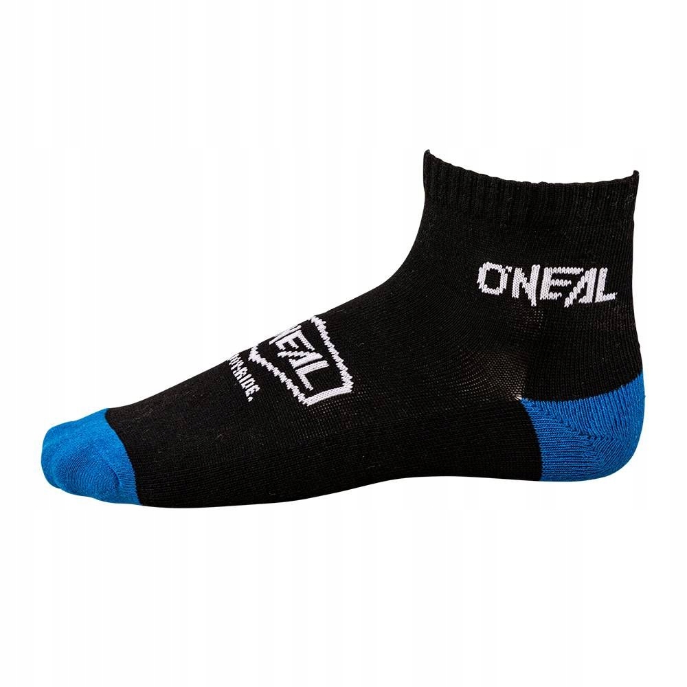 Skarpetki rowerowe na Mtb Dh Enduro O'neal Logo czarne niebieskie 39-42