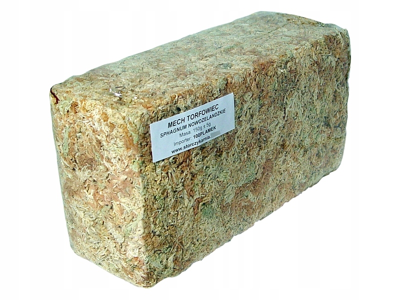 Besgrow Sphagnum Nowozelandzki Mech torfowiec 150g to 12l marina-comfort
