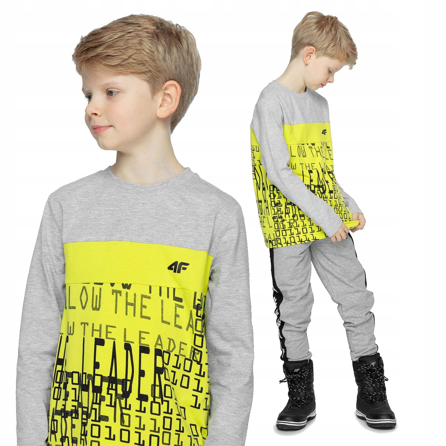 

Bluza Dziecięca 4F Chłopięca Sportowa JTSML001A