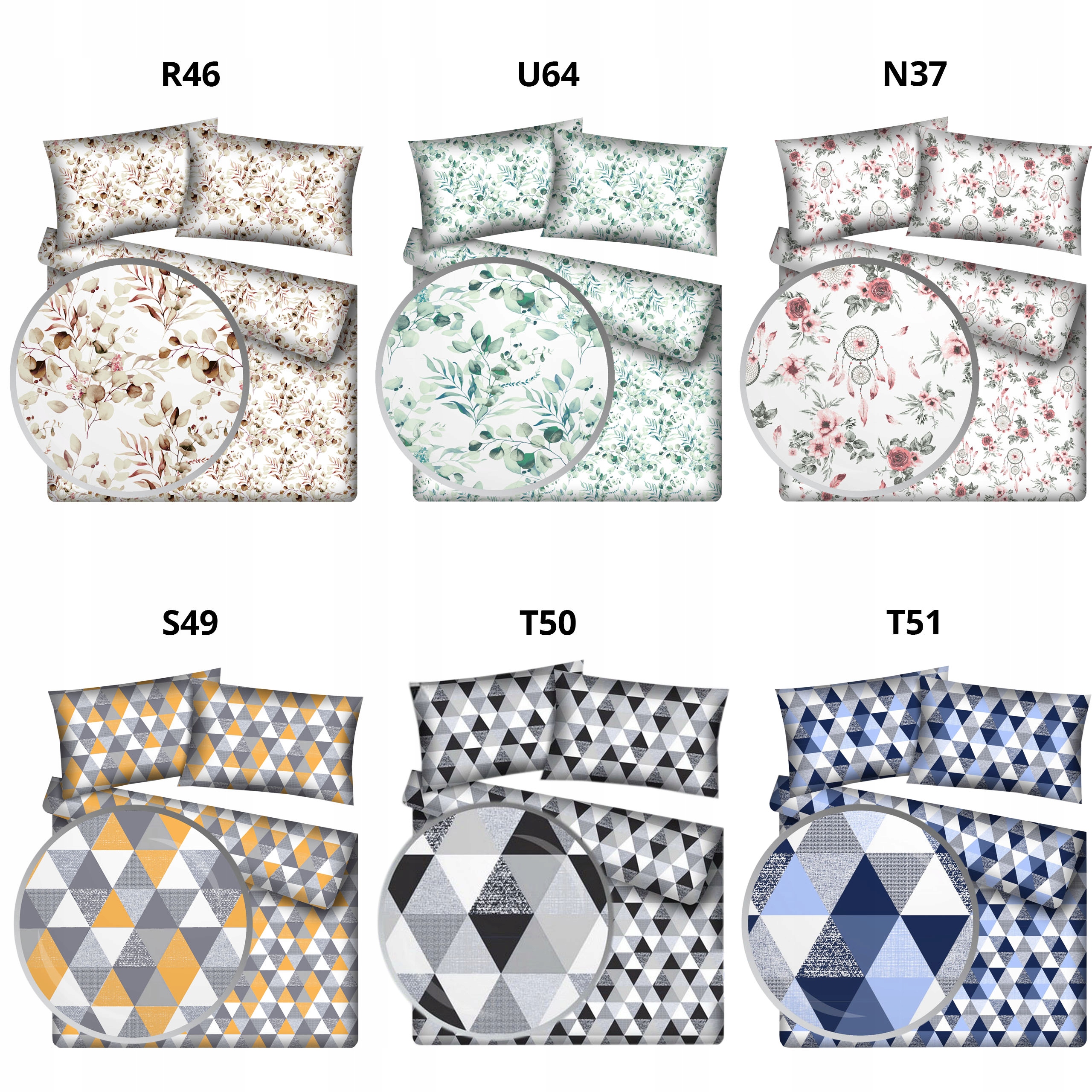 POŚCIEL LUDOWA BAWEŁNA SATYNOWA CZERWONA W KWIATY Wymiary poduszki 70x80cm