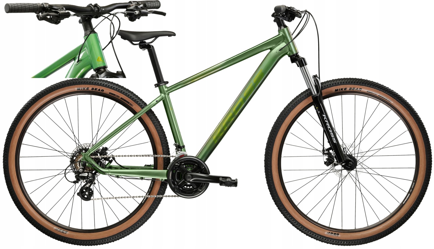 Rower Kross Hexagon X200 koła 29 rama M 17 wzrost 165-175 zielony 2026