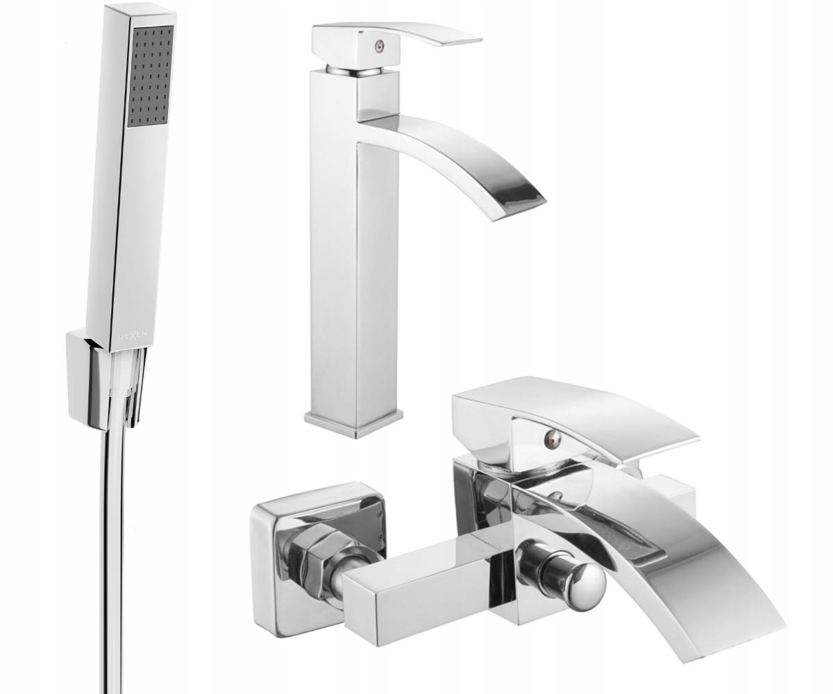Mexen Libra R77 vaňová súprava, chróm Mosadz, keramická hlavica