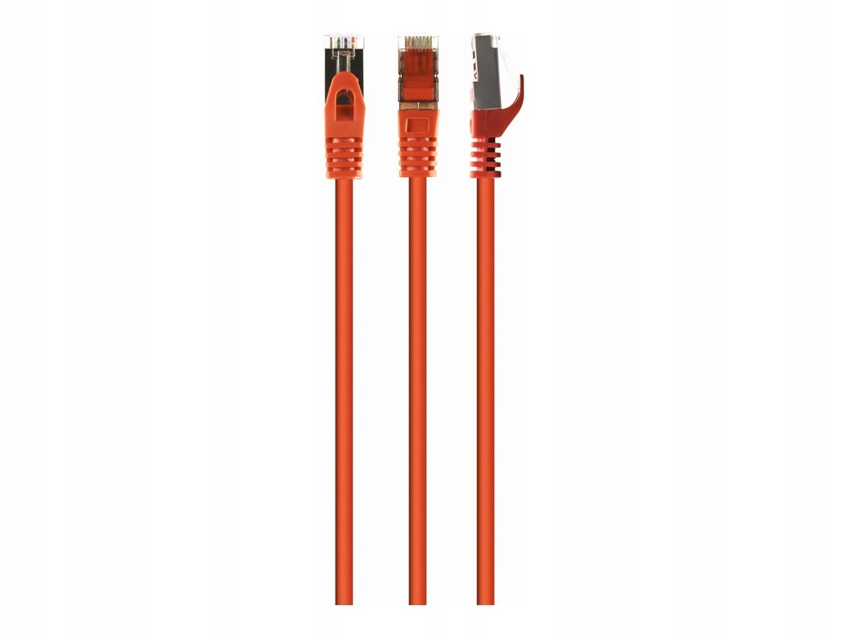 Gembird Patchcord S/ftp RJ45 KAT.6A Lszh 1.5M Pomarańczowy