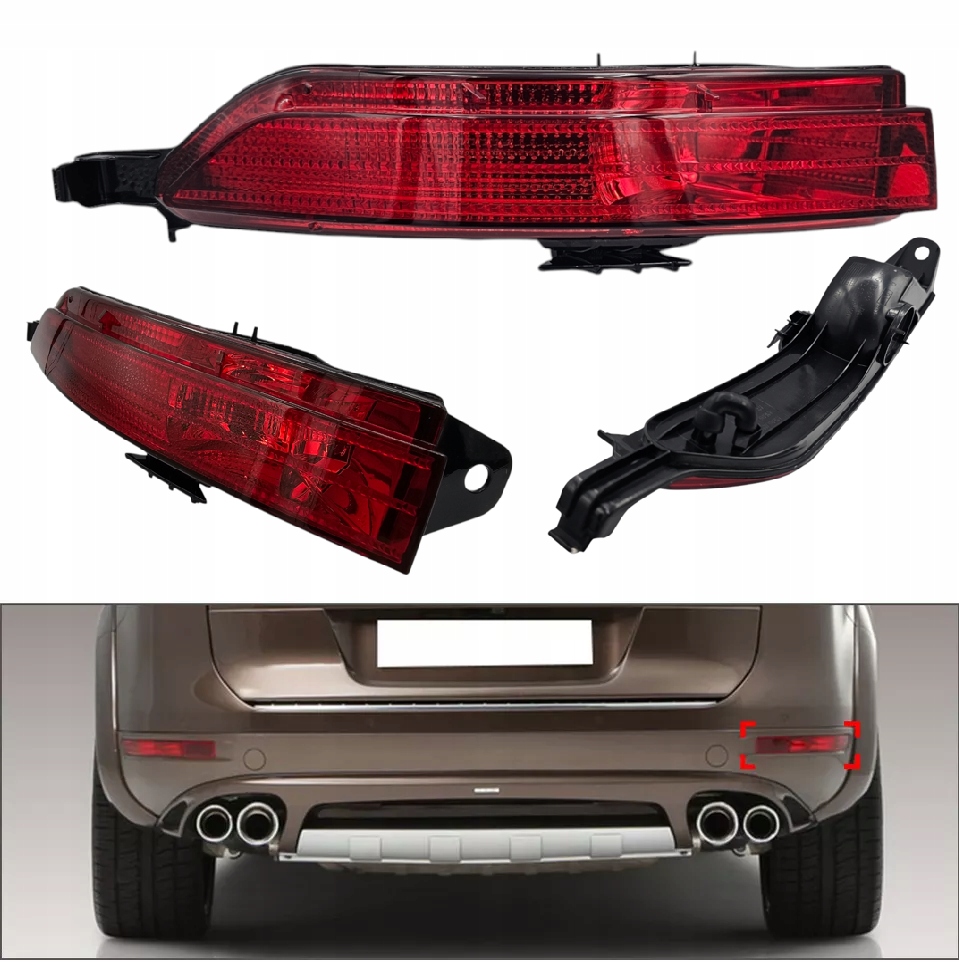 Odrazka Zadního Nárazníku Volkswagen Touareg 2011-2014 Pravá Oem: 7P6945702F