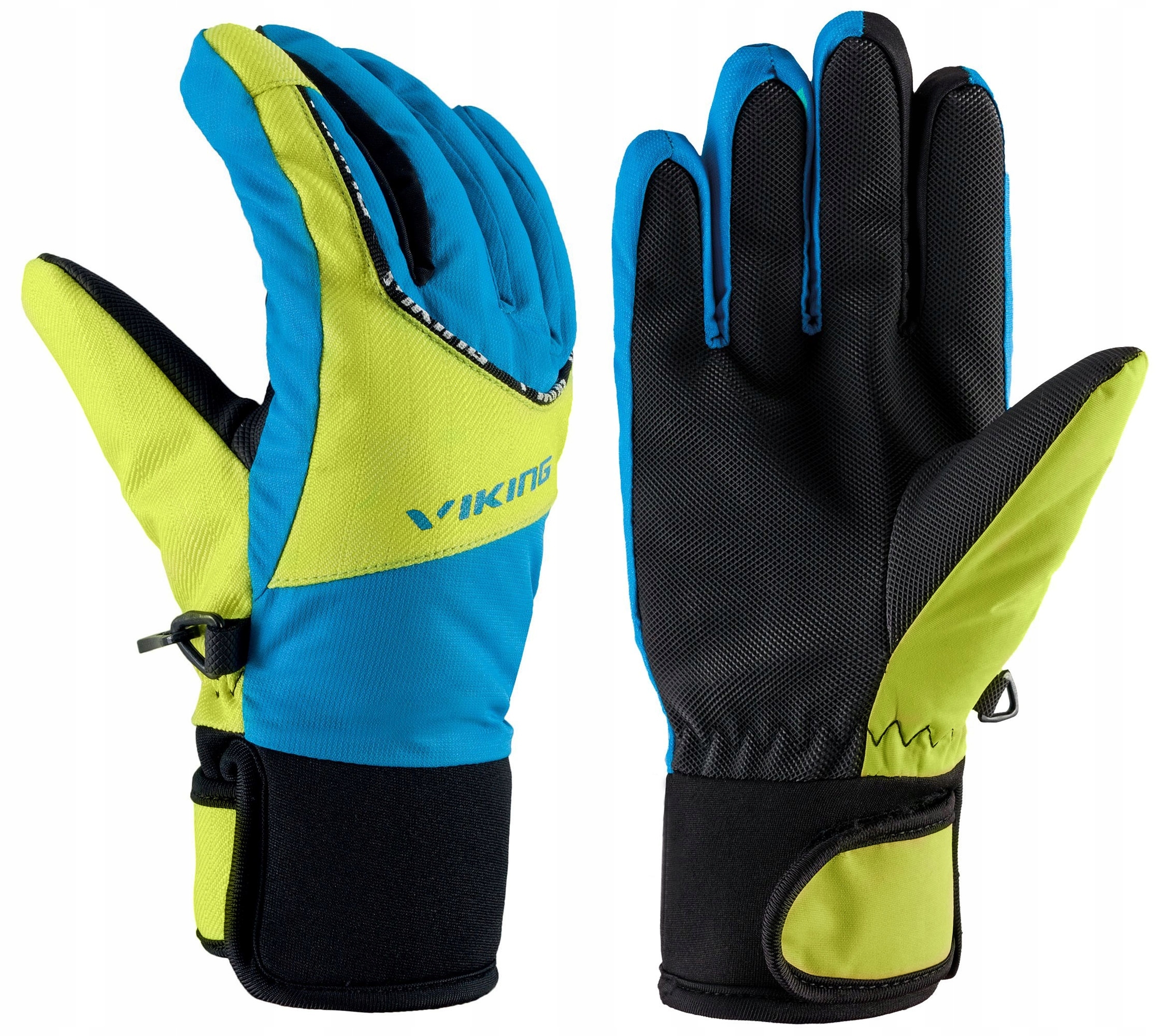 Rękawice zimowe dziecięce Viking Fin Jr blue/green r.6