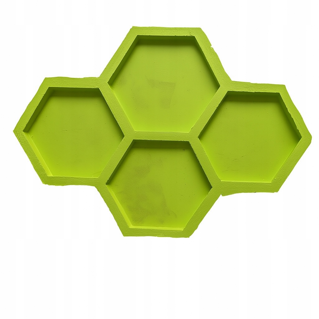 Polyuretanová forma pružná šestihranná sádrová deska hexagonální D135