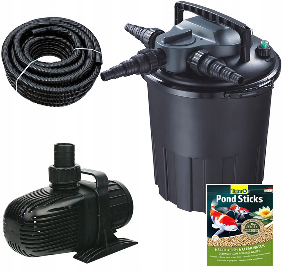 Zestaw do oczka 6000-12000l Eco Filtr Pompa Wąż
