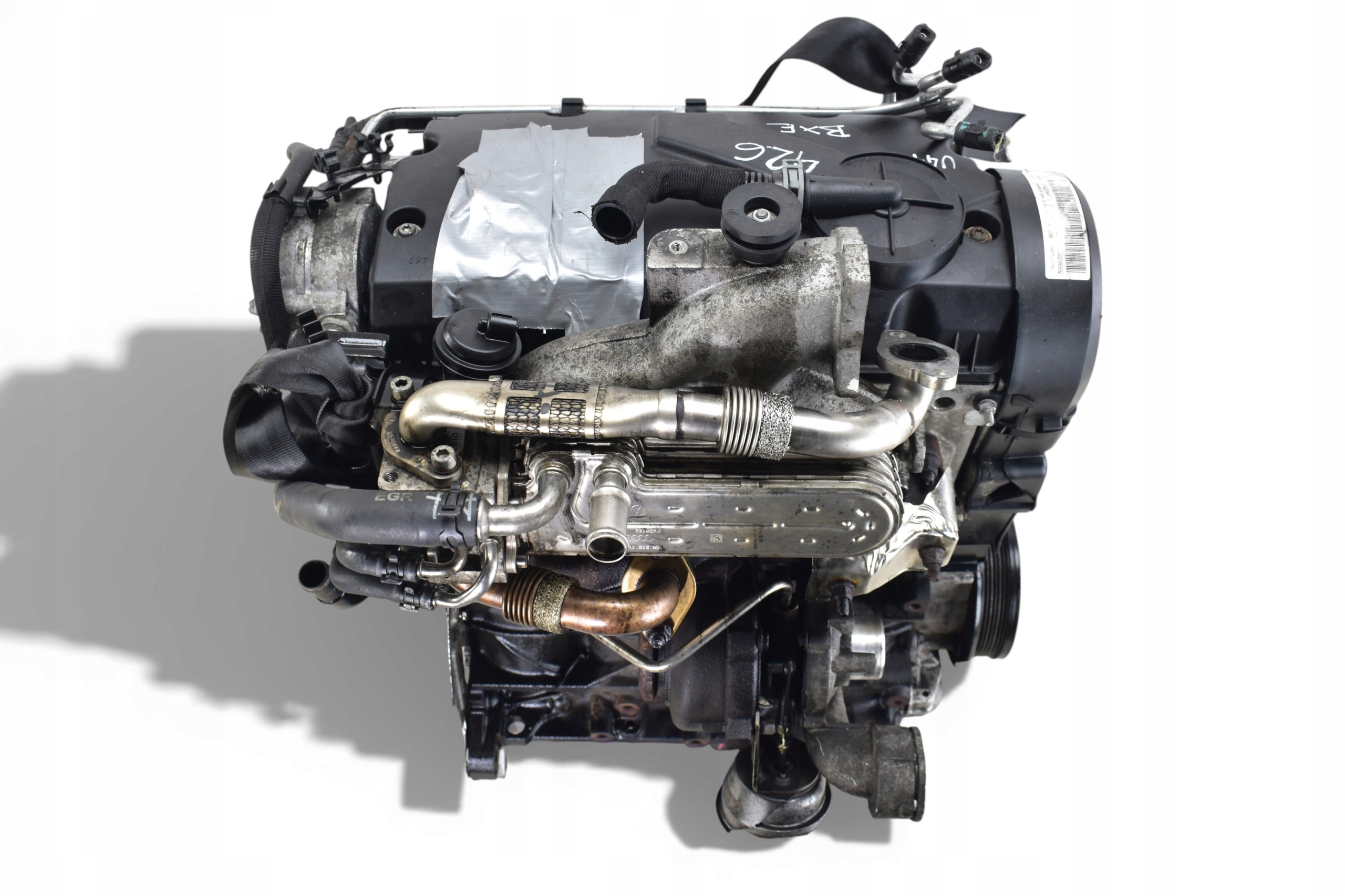 engine PASSAT B6 GOLF V TOURAN OCTAVIA II TOLEDO 1.9TDI 105KM BXE KOMPRESJA