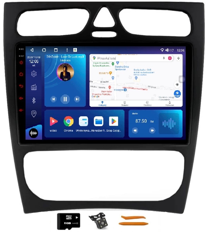 Radio Android Navigace Mercedes W463 G Třída 98-06 4/64GB Lte 4G CarPlay